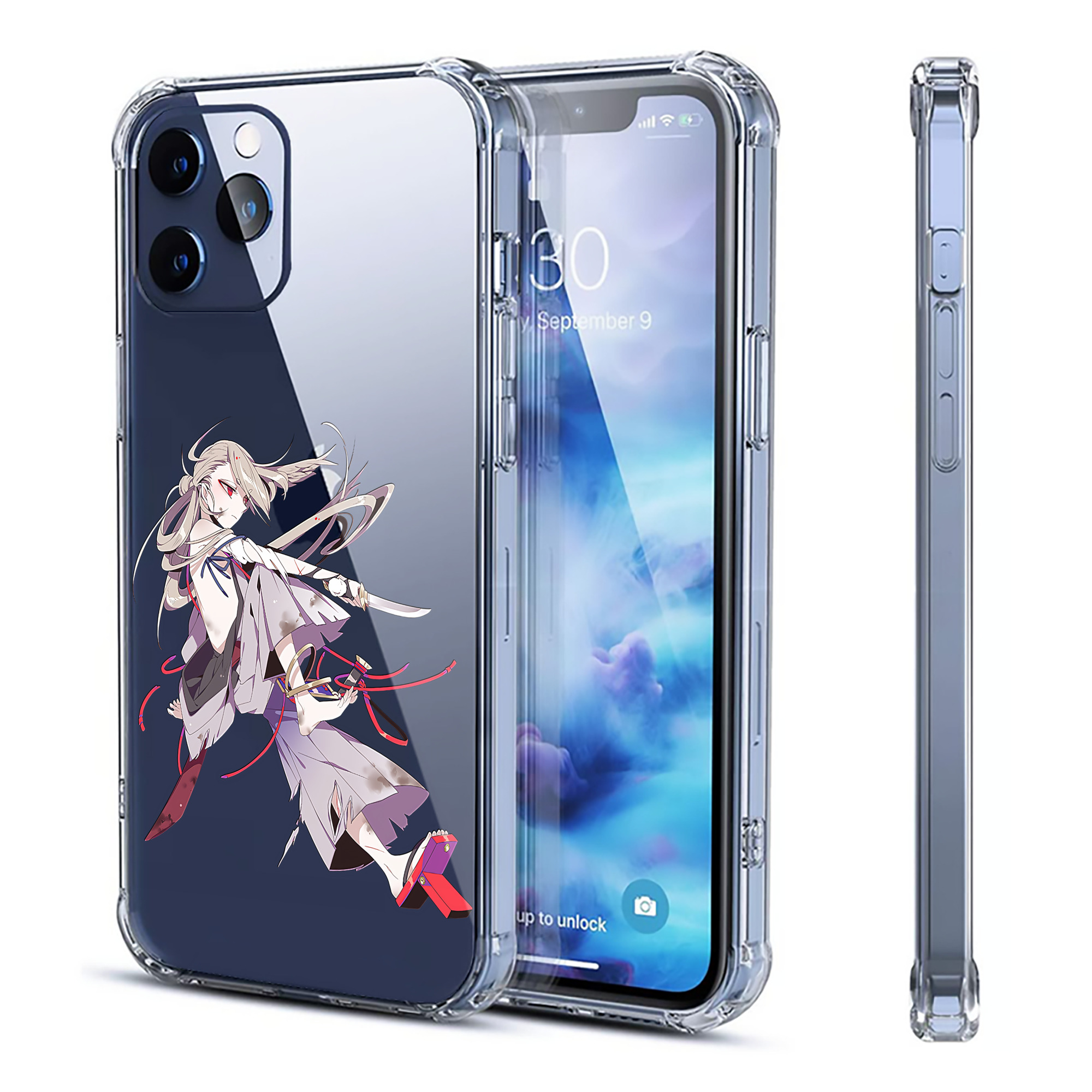 （画像用） 刀剣乱舞 Touken Ranbu 【iPhone 12シリーズ対応】透明スマホケース（クリアソフトケース）